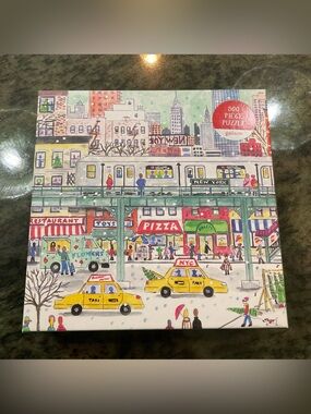 NWT Galison Michael Storrings New York City Subway 500 Piece Puzzle